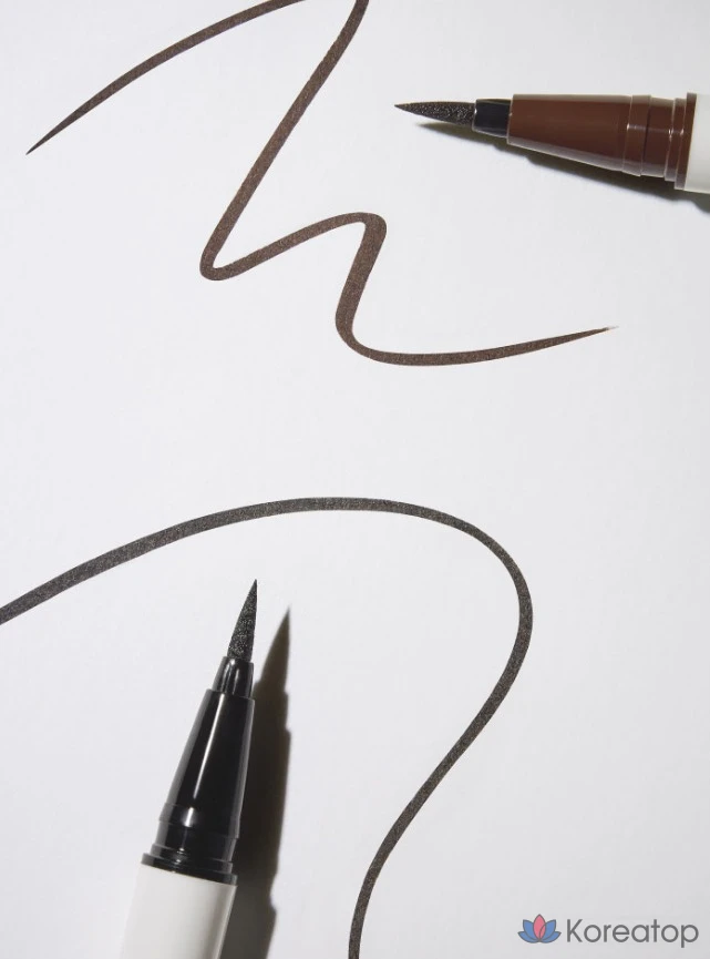 Подводка для глаз в виде пера Innisfree Powerproof Pen Liner, оттенок Brown #2, 0.6 г, 1 шт., фото 4