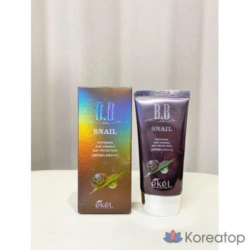 Ekel Snail BB Cream, 50 мл, 1 шт., фото 2