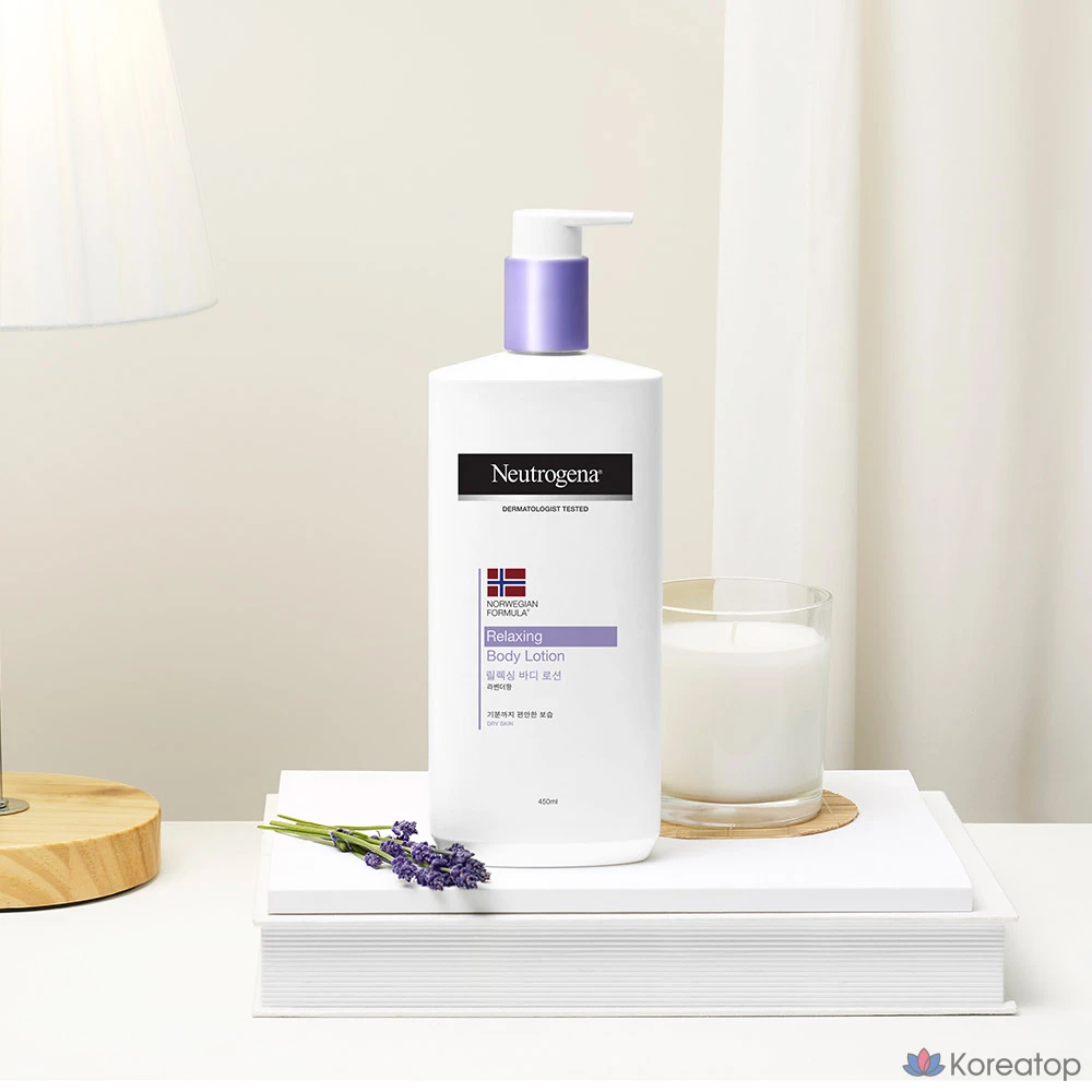 Увлажняющий крем для тела Neutrogena Relaxing Body Moisturizer с лавандой, 450 мл, 1 шт.