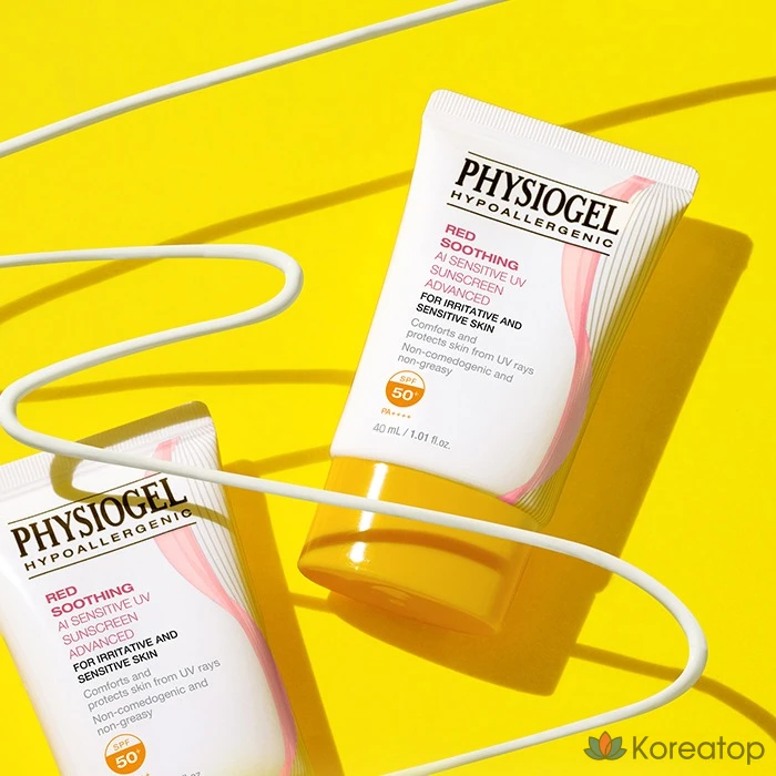 Солнцезащитный крем PHYSIOGEL Red Soothing AI Sensitive UV Sunscreen Advanced SPF50+ PA++++, 40 мл, 1 шт.
