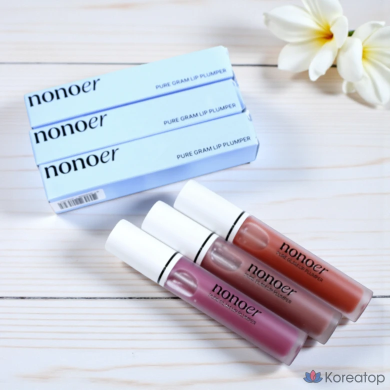 Липкий бальзам для губ YNM Nonoe Pure Glam Lip Plumper, оттенок 001 Mobe Glass, 4.5 г, 1 шт.