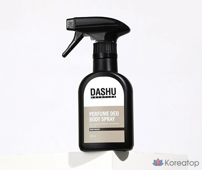 Парфюмерный дезодорант-спрей для тела DASHU Solution с глубоким древесным ароматом, 200 мл, 1 шт.