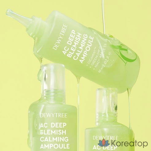 Успокаивающая ампула для лица DEWYTREE AC Deep Moisture Barrier Calming Ampoule 60 мл