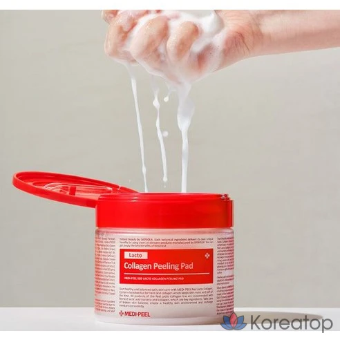 Матирующие пилинг-пэды с лактобактериями и коллагеном Medi-Peel