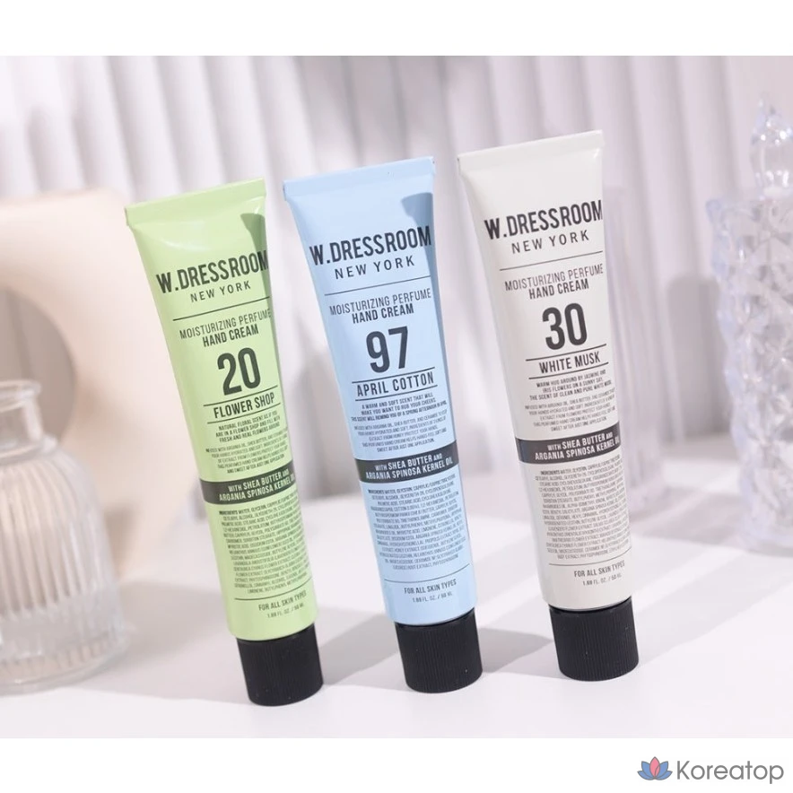 [W.Dressroom] Парфюмированный крем для рук, 9 оттенков, 50 мл, 1 шт.