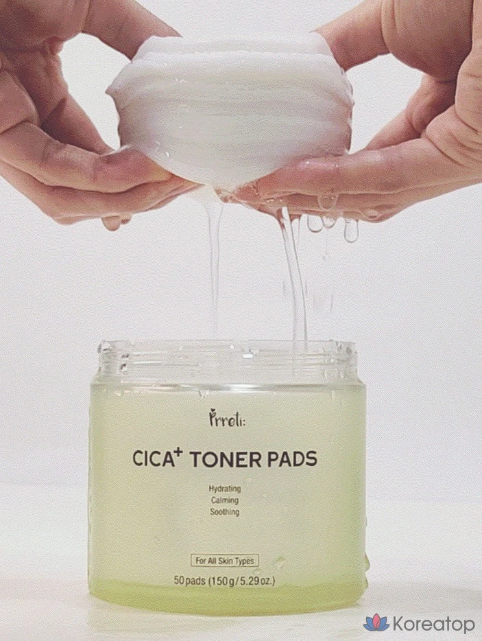 Тоник-подушечки Prreti Cica Plus, 150 г, 50 листов, 1 упаковка