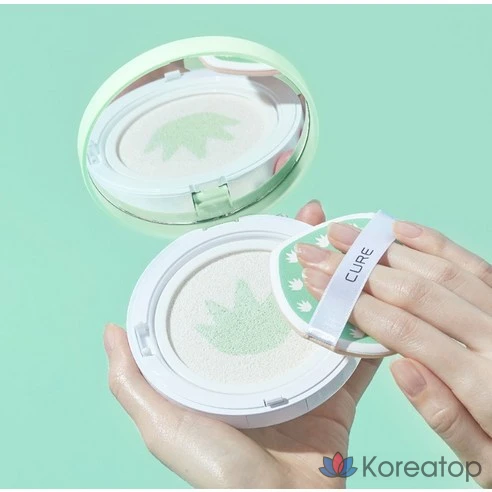 Солнцезащитный кушон KIM JEONG MOON Aloe Cure Water Splash Cooling Sun Cushion SPF50+ PA++++, 25 г, фото 4