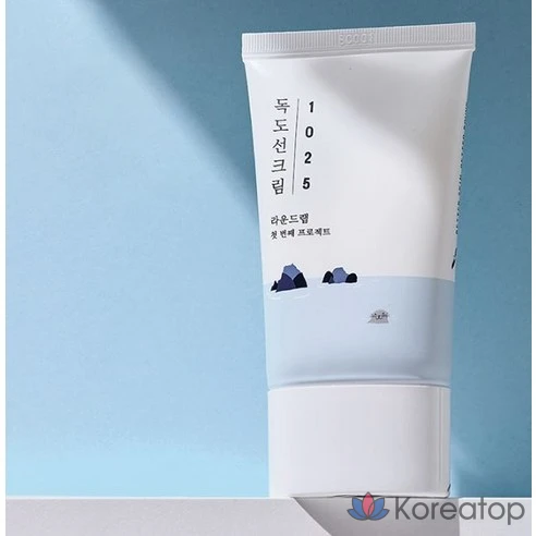 Солнцезащитный крем Round Wrap 1025 Dokdo SPF