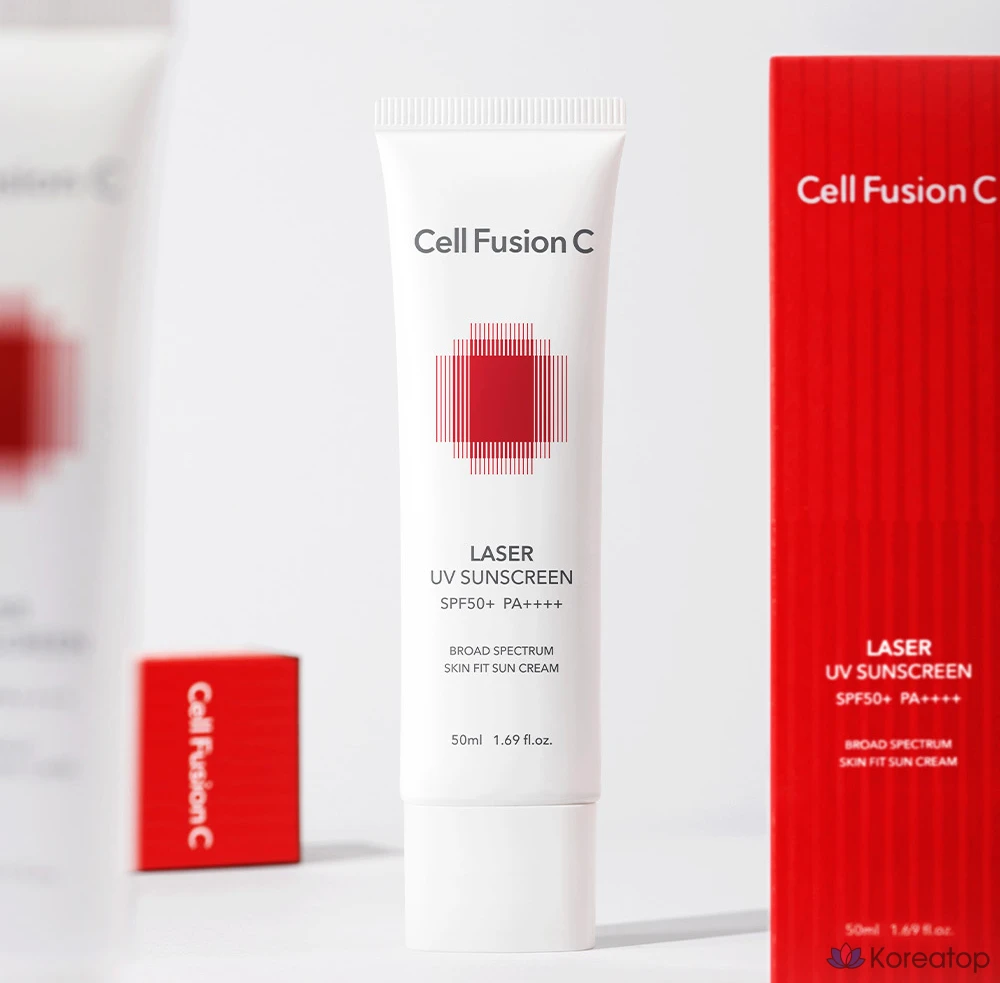 Солнцезащитный крем CELL FUSION C Laser UV Sunscreen SPF50+ PA++++, 50 мл, 1 шт., фото 4