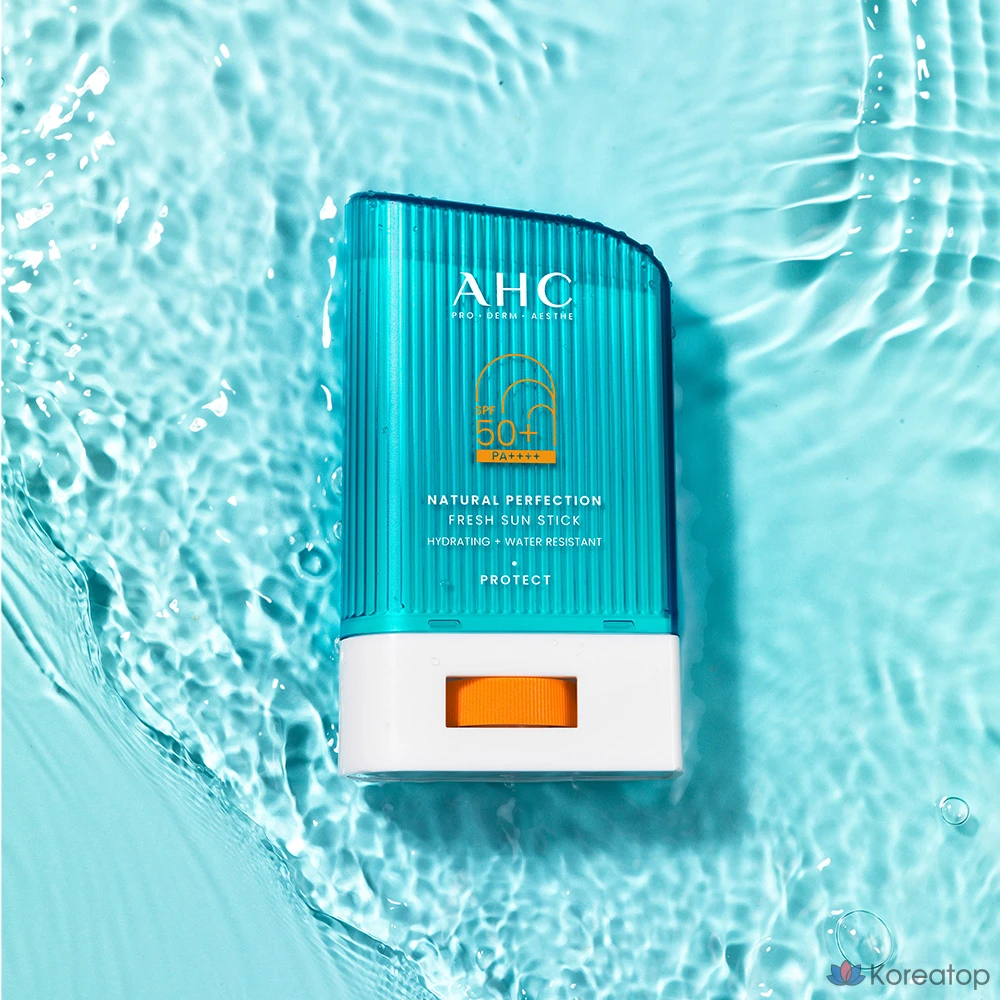 Солнцезащитный стик AHC Natural Perfection Fresh Sun Stick SPF50+ PA++++, 22 г, 1 шт., фото 4