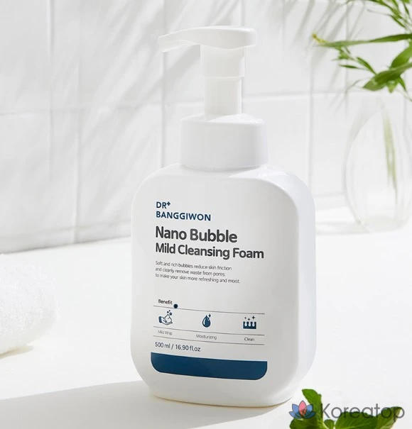 Очищающая пенка Dr. Banggiwon Nano Bubble Mild Cleansing Foam, 500 мл, 1 шт.