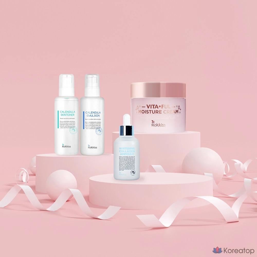 Набор для отбеливания кожи Rokkiss Whitening Special, 4 предмета, 1 комплект