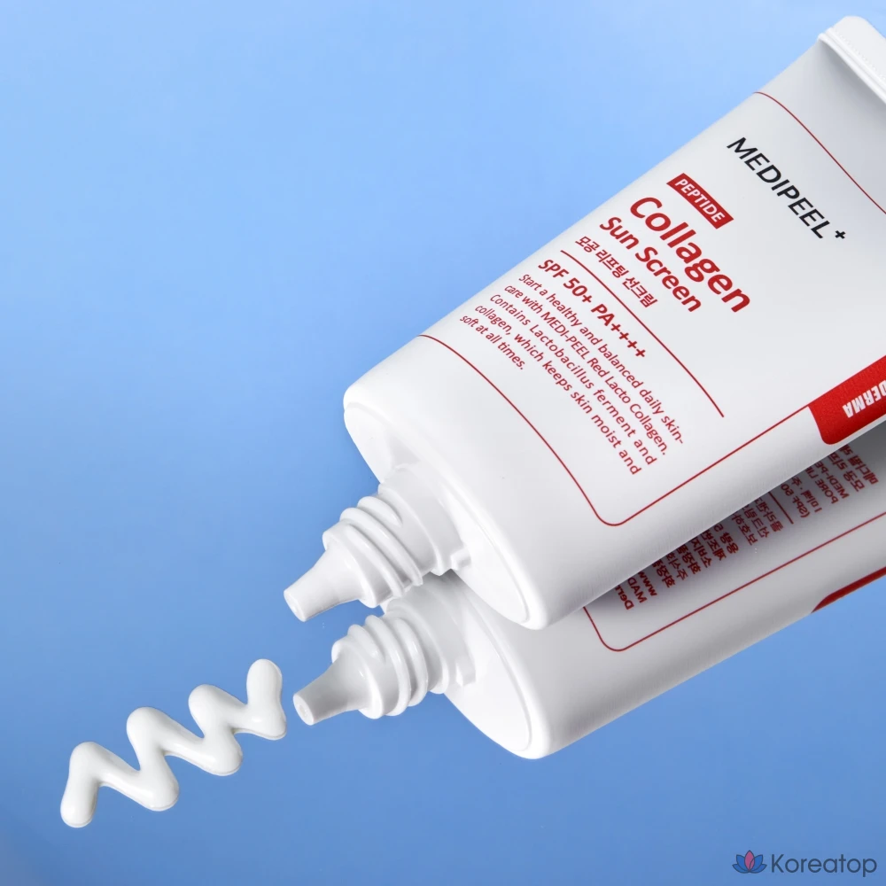 Солнцезащитный крем Medi Peel Red Lacto Collagen для сужения пор, SPF50+ PA++++, 50 мл, 1 шт.
