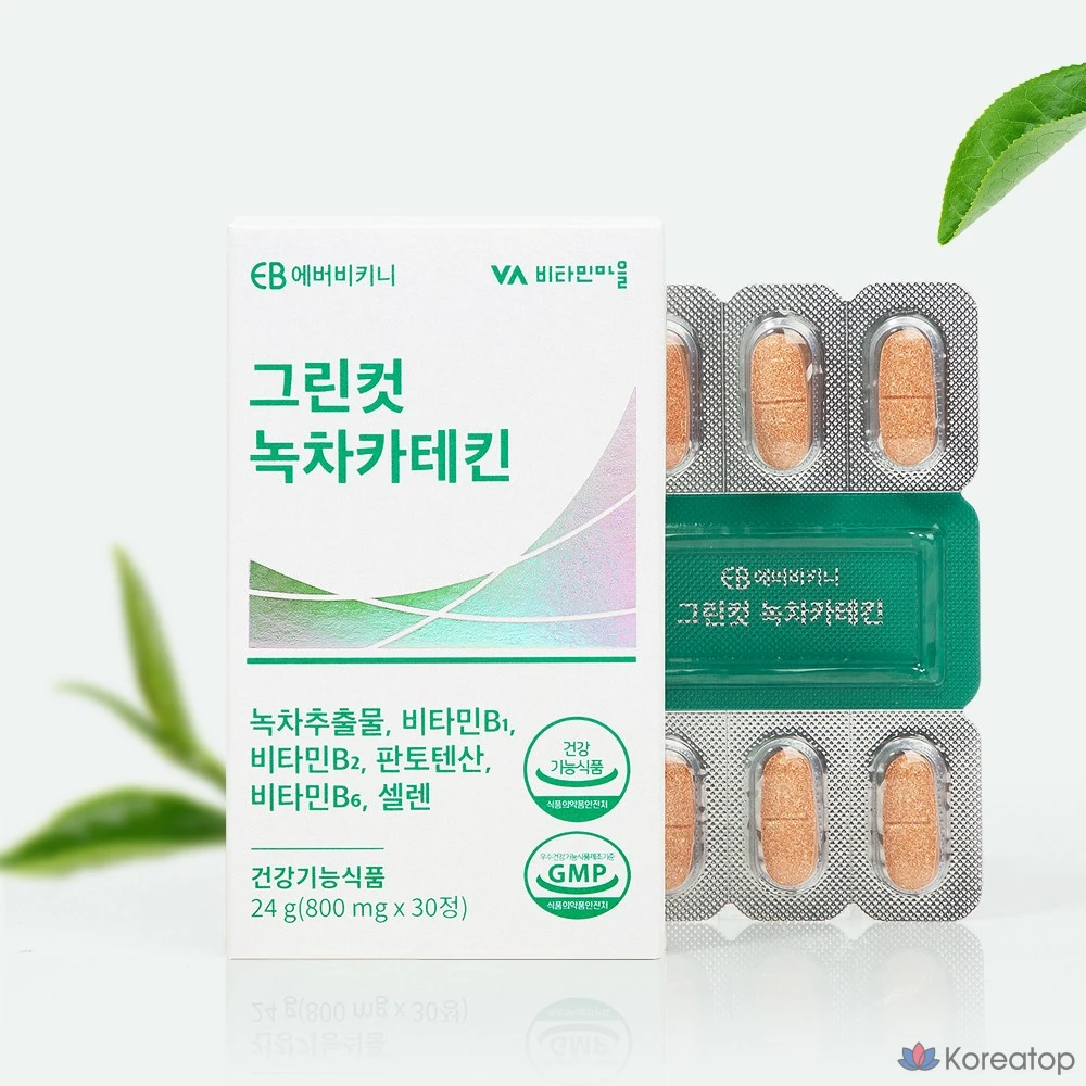 БАД EverBikini Green Cut Green Tea Catechin, 30 шт.