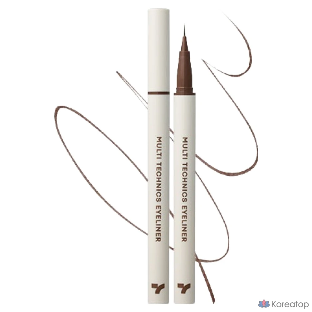 Подводка для глаз Tony Moly Eyetone Multi-Techniques, 0,6 г, 1 шт., оттенок 02 темно-коричневый