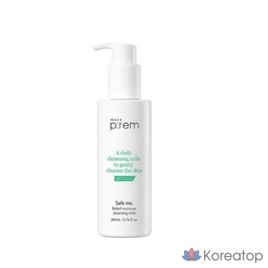 Очищающее молочко MAKE P:REM Safe Moisture, 200 мл, 1 шт.