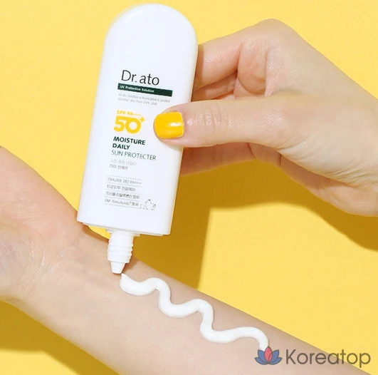Солнцезащитный крем Dr. Ato Moisture Daily Sun Protector SPF50+ PA++++, 1 шт., 50 мл