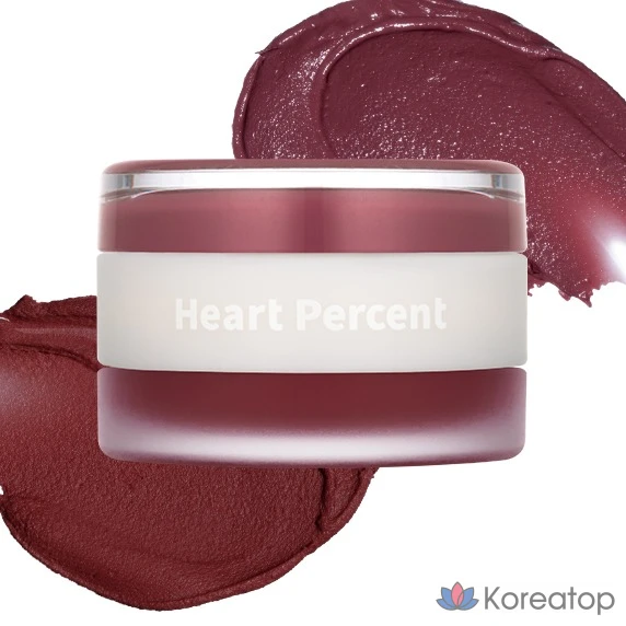Тинт для губ и щек Heartpercent Dot On Mood Custom Lip & Cheek, оттенок 07 Giggle Plum, 1 шт.