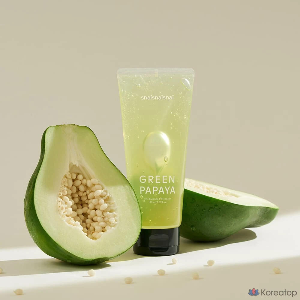 Очищающее средство Shy Shy Shy Green Papaya с pH-балансом, 1 шт., 150 мл