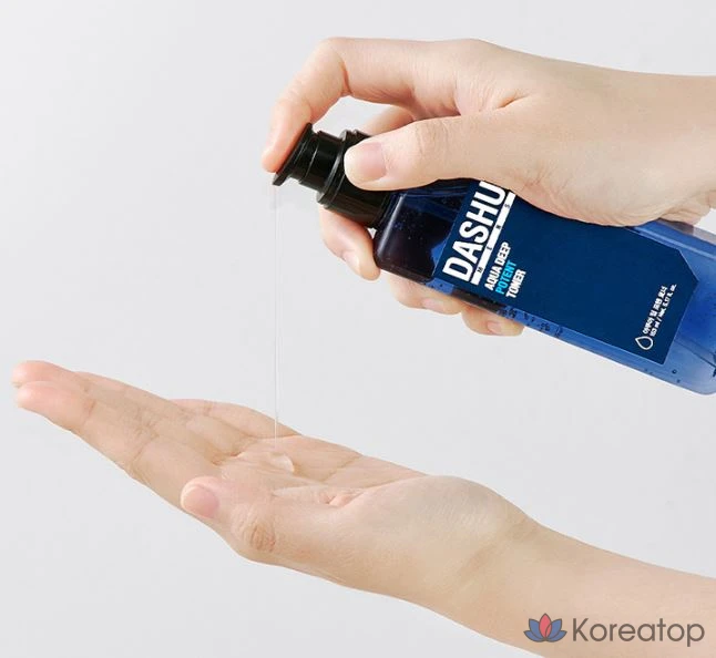 Набор: тоник DASHU Men's Aqua Deep Potent Toner 153 мл и увлажняющий крем Men's Aqua Real Moist All-in-One Cream 153 мл.