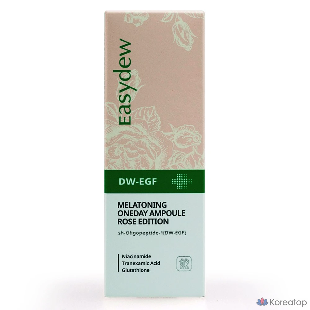 Ампульная сыворотка Easydew DW-EGF Melatoning One Day Ampoule Rose Edition, 15 мл, 1 шт.
