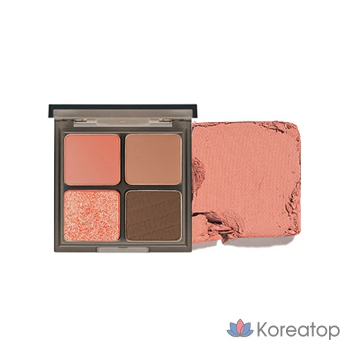 Палетка теней MERZY Mood Fit, S2 Joyful Coral, 1 шт., фото 2