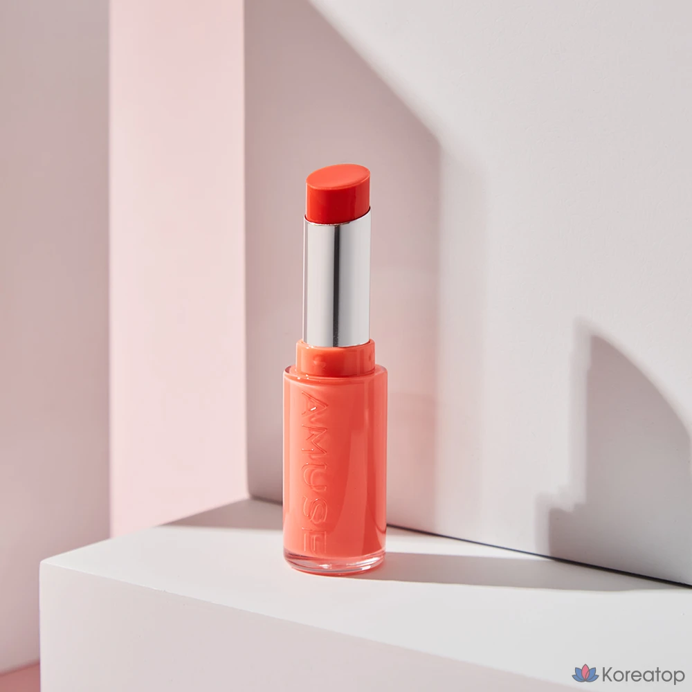 Бальзам для губ AMUSE Fondue, оттенок 08 Skin Coral, 3,2 г, 1 шт., фото 5