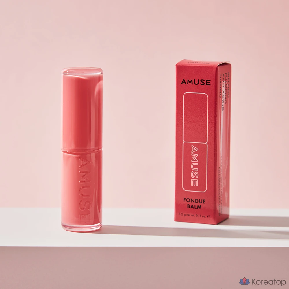 Бальзам для губ AMUSE Fondue, оттенок 02 «Поджаристая роза», 3,2 г, 1 шт., фото 2