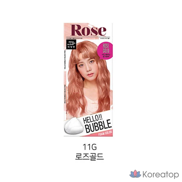 Краска для волос Mise en Scene Hello Bubble, 7K пепельно-хаки коричневый, 1 шт., фото 6