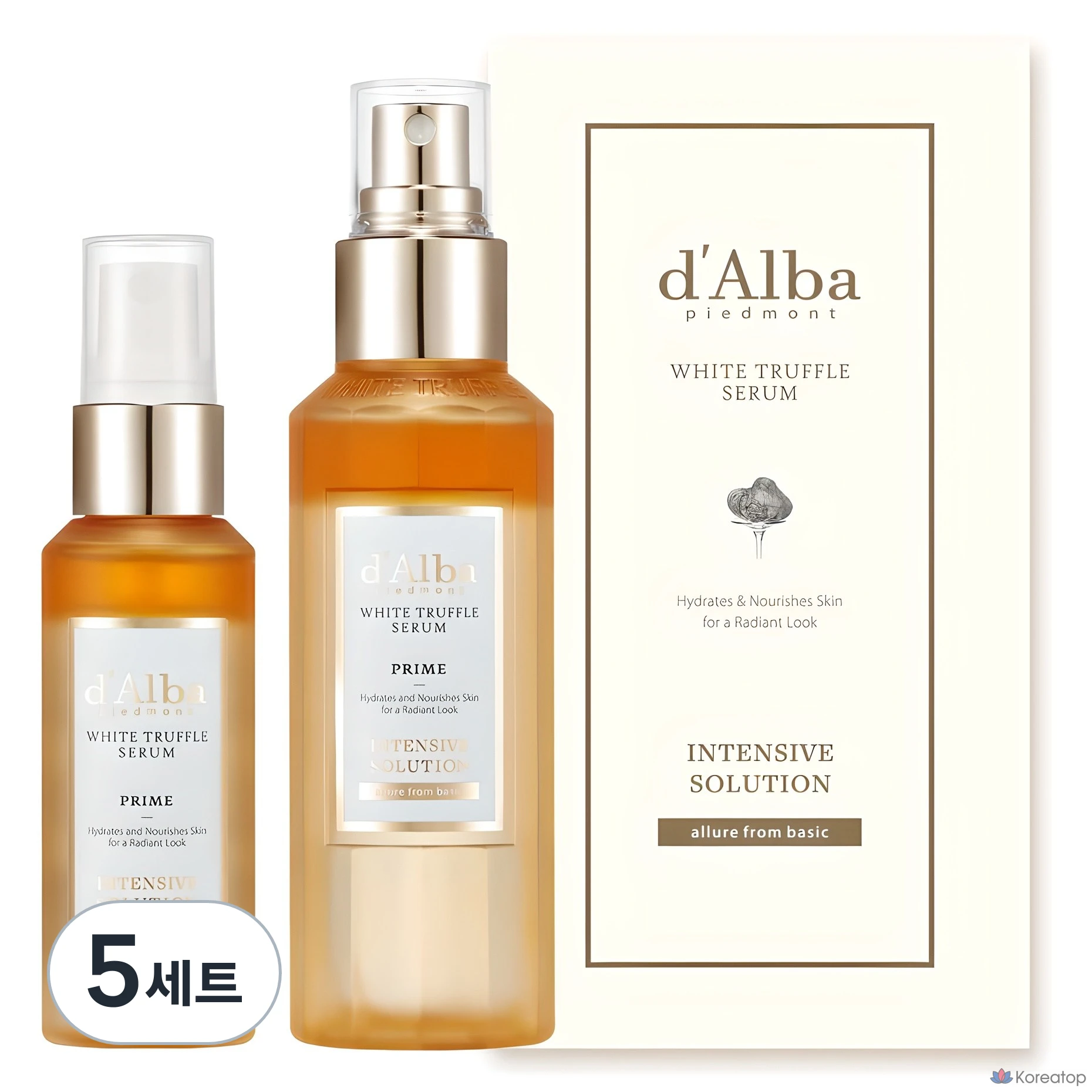 Набор D'alba White Truffle Prime Intensive Serum 100 мл + 50 мл, 5 наборов