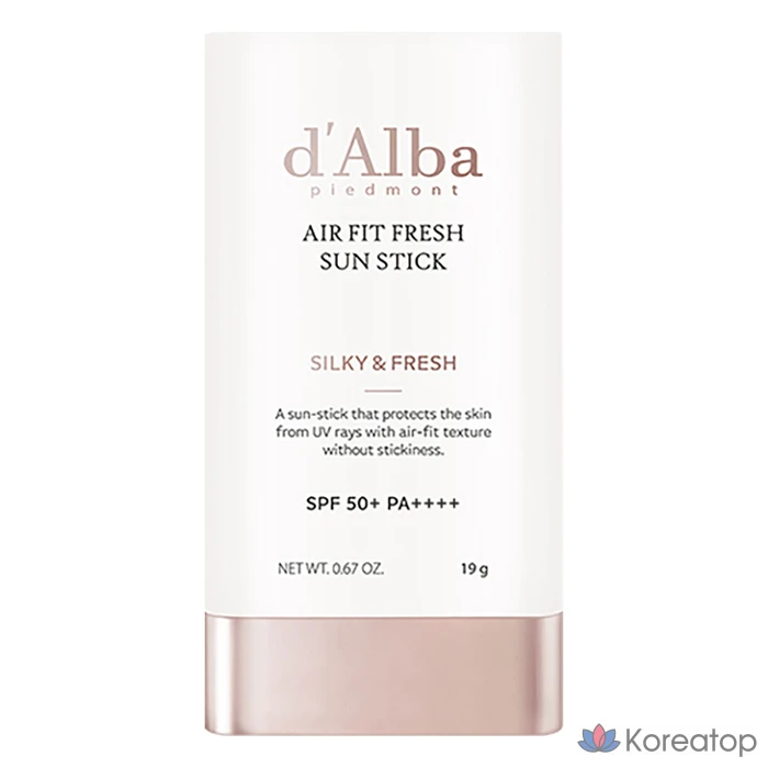Солнцезащитный стик D'alba Air Fit Fresh SPF50+ PA++++, 19 г, 1 шт.