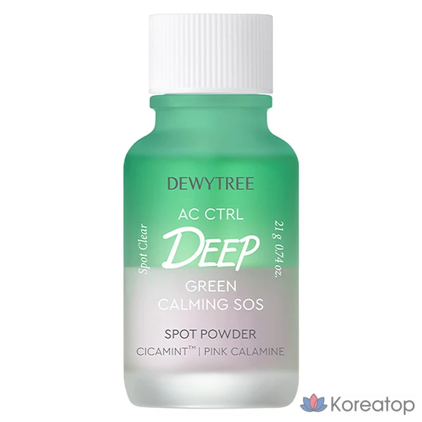 Успокаивающая точечная пудра Dewytree AC Control Deep Green Calming SOS, 21 г, 1 шт.