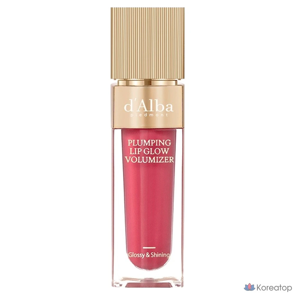 D'alba Plumping Lip Glow Mood Volumizer, 1 шт., 5 мл, оттенок «Лепесток розы»
