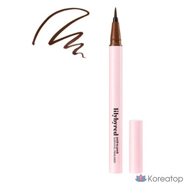 Lilybyred Nine to Nine Survival Pen, 0.6g, 03 Коричневый (ореховый), 1 шт.