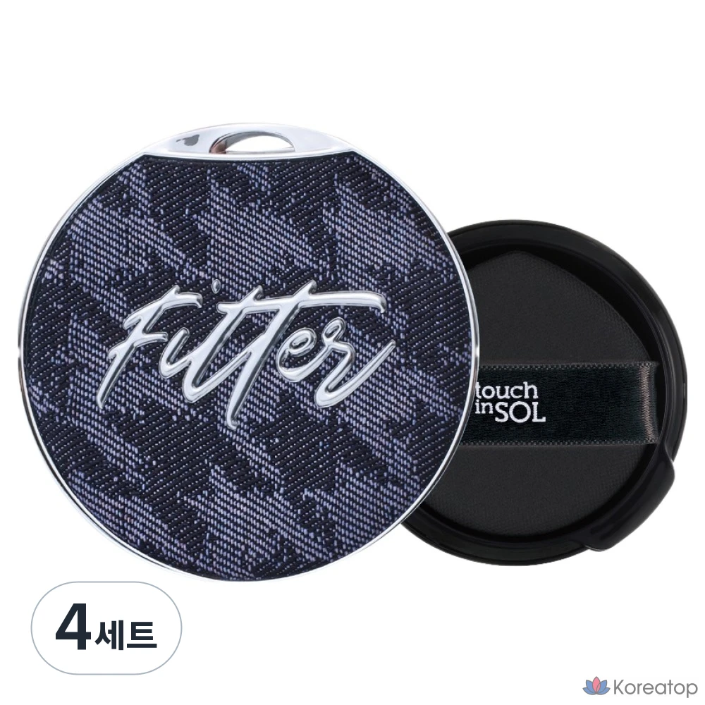 Touch in Sol Pretty Filter Touch Cover Semi-Matte Cushion, 12 г, сменный блок, 12 г, № 17, фарфор, 4 комплекта.