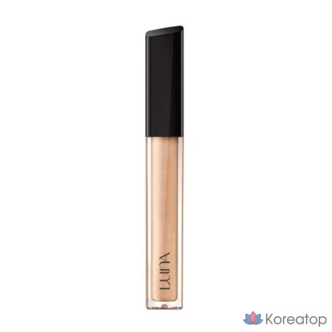 Liquid Concealer Luna Long-Lasting Tip, 7.5 g, 1 pc., No. 4, shade "sandy".