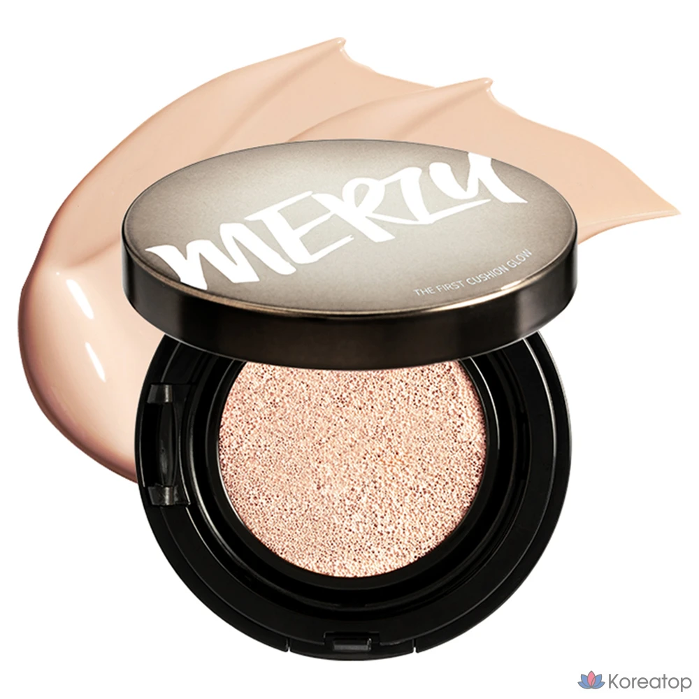 Тональный крем-кушон MERZY The First Glow, 13 г, 21 шт., ваниль, 1 шт.