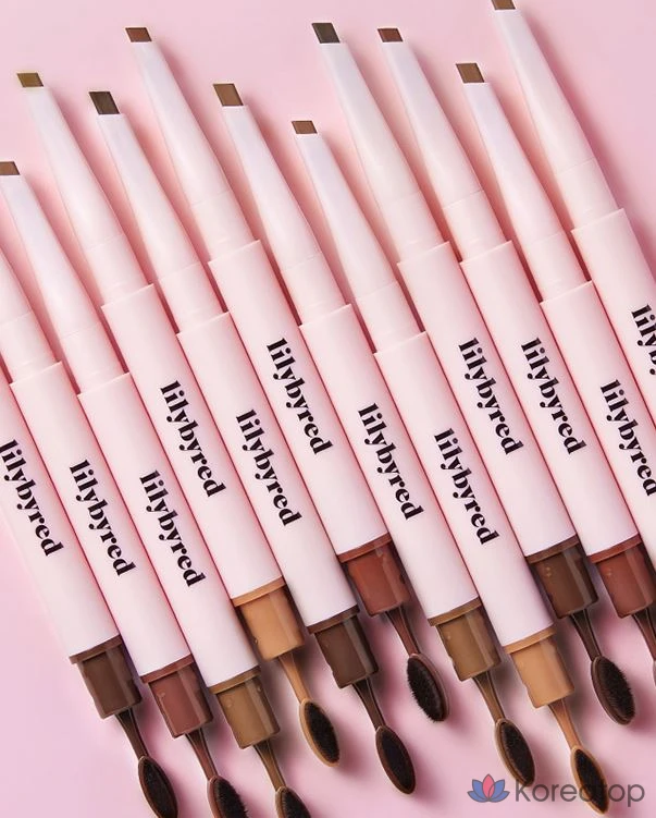 Автоматический карандаш для бровей Lilybyred Hard Flat, 0,17 г, светло-коричневый, 1 шт.