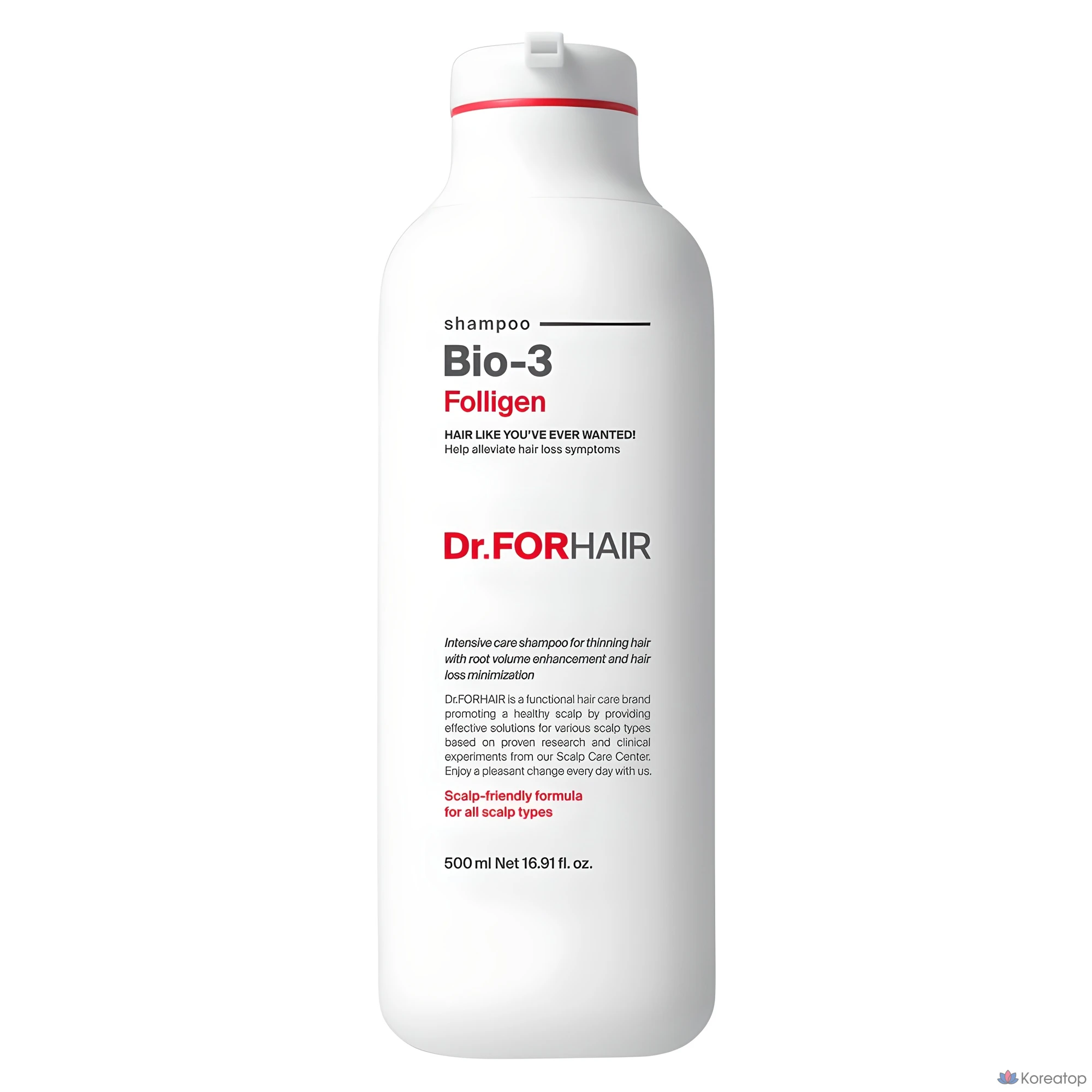 Шампунь Dr. For Hair Foligen Bio3, 500 мл, 1 шт.