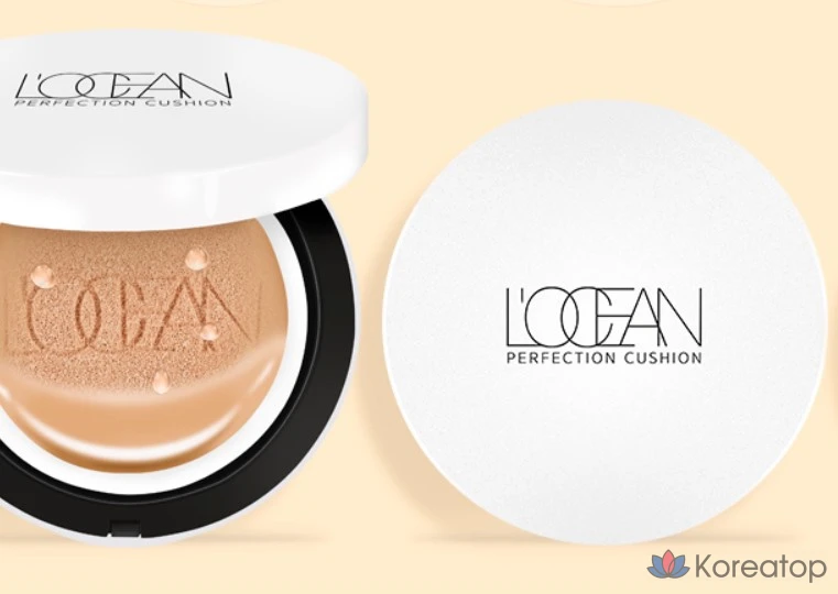 Тональный крем L'OCEAN Perfection Cushion Pact, 25 г, № 33, цвет капучино, 1 шт., фото 4
