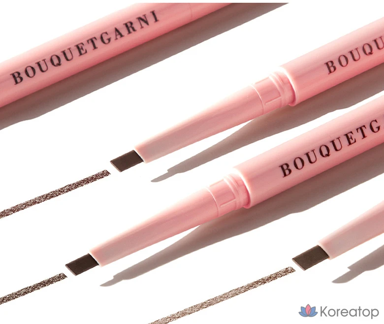 Карандаш для бровей Bouquet Garni Auto Pencil Slim Eyebrow, 0.2g, светло-коричневый, 1 шт., фото 7