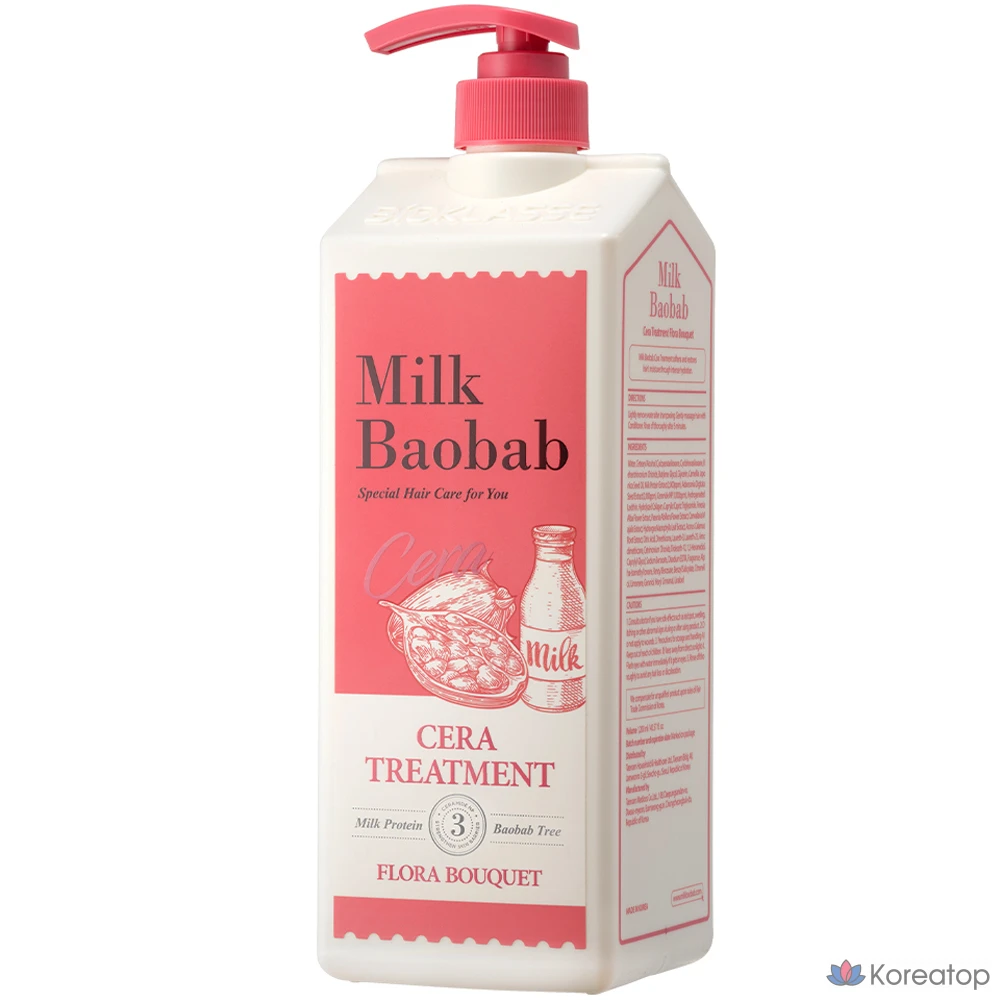 Сыворотка с молоком и баобабом «Цветочный букет», 1,2 л, 1 шт.