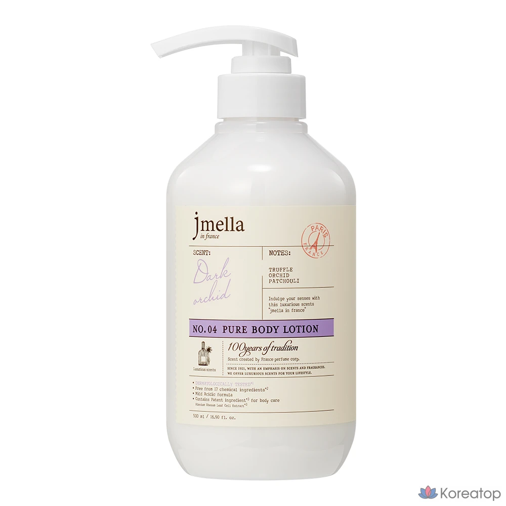 J.Mella Лосьон для тела «Чистая темная орхидея», 1 шт., 500 мл