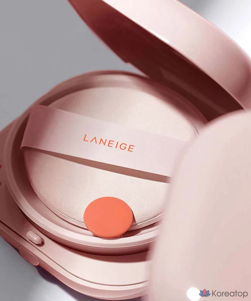 Сменный блок тонального крема Laneige Neo Cushion Foundation, 15 г, оттенок Glow 21C, 1 шт., фото 8