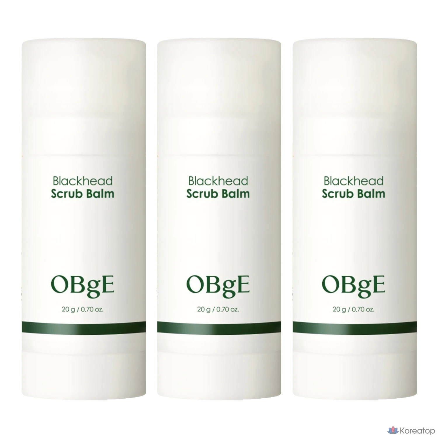 Бальзам-скраб для лица OBge от черных точек, 20 г, 1 упаковка, 3 шт.