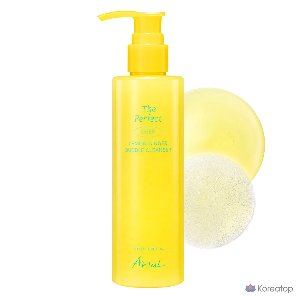 Очищающая пенка для лица Ariel The Perfect Lemon Ginger Bubble Cleanser, 180 мл, 1 шт.