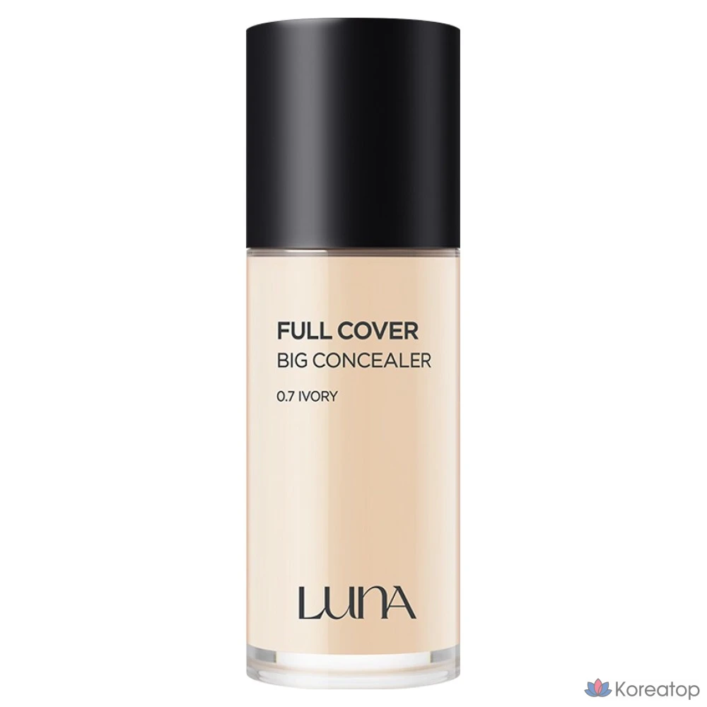 Luna Long-Lasting Full Cover Big Concealer, 40 г, 1 шт., № 0.7, цвет слоновой кости.
