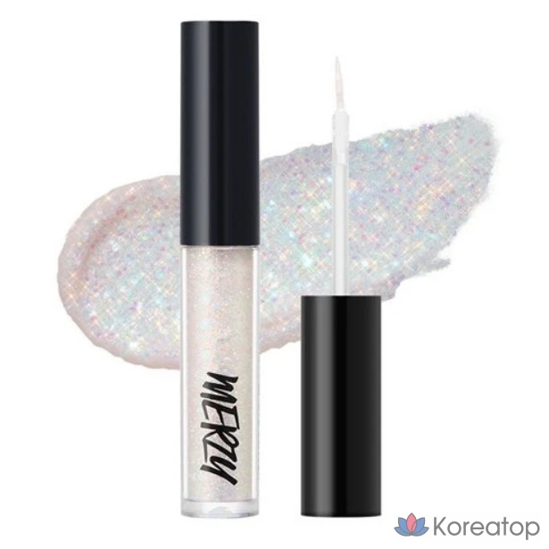 Блестки для век MERZY Windy Pop Eye Glitter, PE2, яркие конфетные цвета, 1 шт.