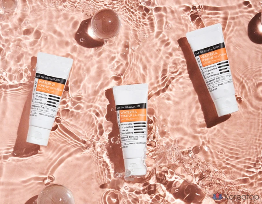 Солнцезащитный крем Derma Factory Waterfull Tone-Up SPF50+ PA+++, 50 г, 1 шт., фото 4