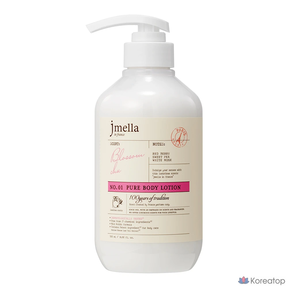 J.Mella Жевательный лосьон для тела Pure Blossom, 500 мл, 1 шт.